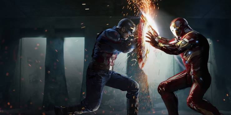 Cap vs Iron Man en Civil War