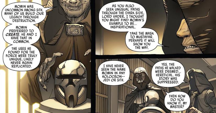 Darth Vader #21 Introduces the Ancient, Evil Sith Lord Momin