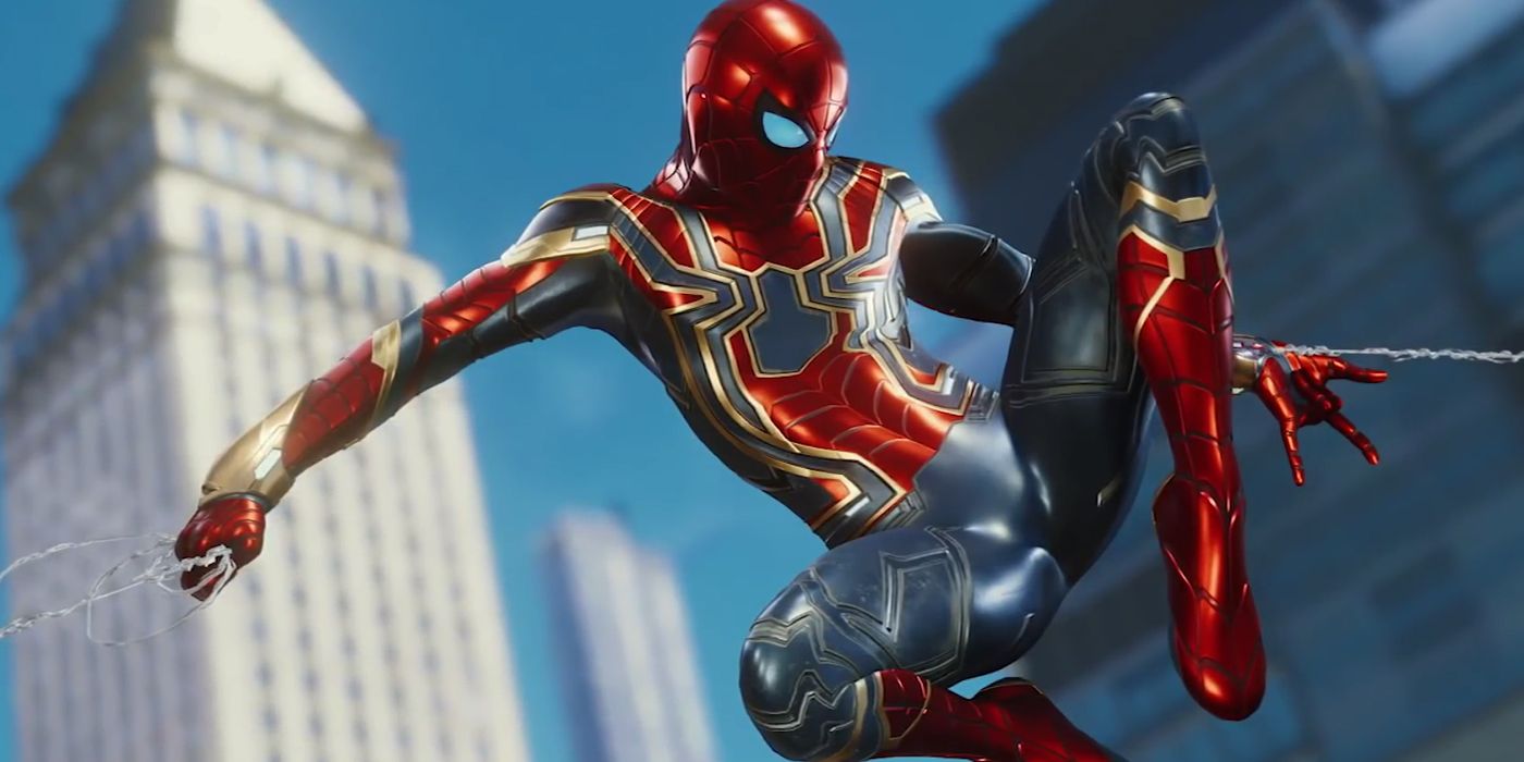 Игра железного паука. Spider man ps4 Iron Spider Suit. Marvel Spider man ps4. Spider man ps4 костюмы. Костюмы человека паука ps4 Айрон Айкман.