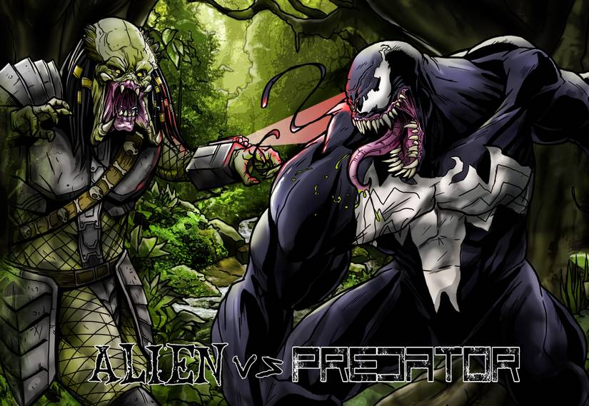 Comic Characters Hunted By/Hunting the Predator Gallery