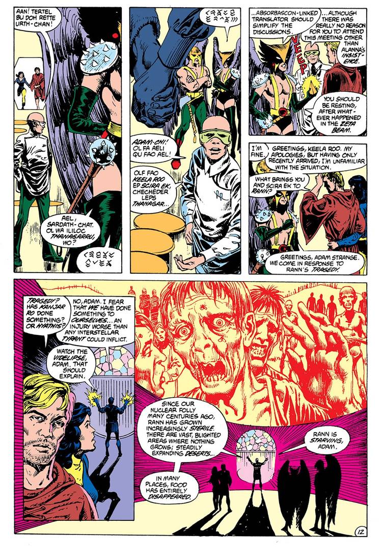 When Alan Moore Made Adam Strange's Background Super Disturbing