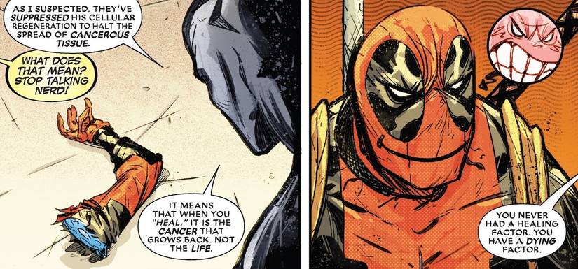 Deadpool's Healing Factor Is No Longer a Healing Factor