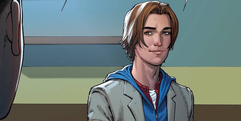 Ultimate Peter Parker talking to Miles Morales