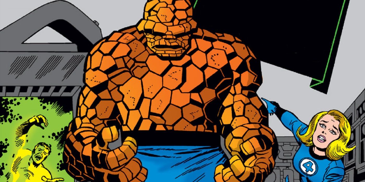The Evolution of the Thing's Skin During Jack Kirby's Fantastic Four
