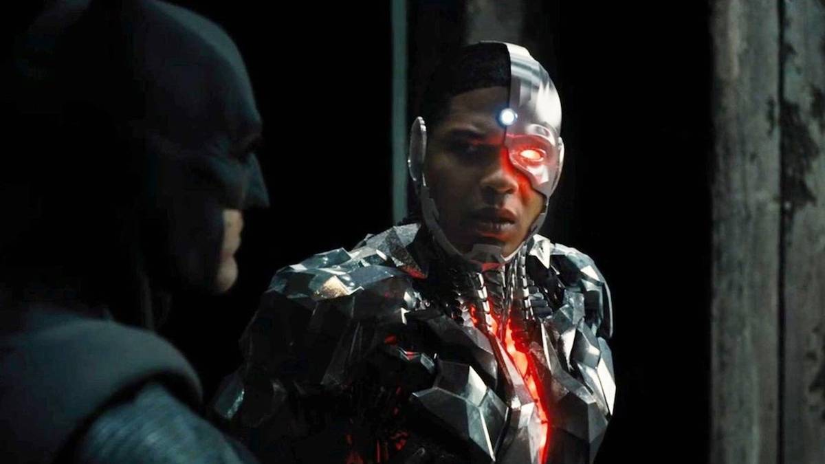 ben affleck cyborg junket cyborg fish net Justice League: Batman Actor Ben Affleck & Cyborg Actor Ray Fisher Reunite  in Photo