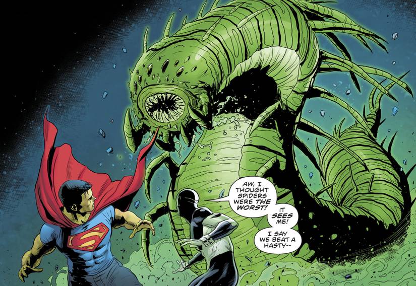 Superman Insect DC's Dark Multiverse Supermen Arrive In Main Universe