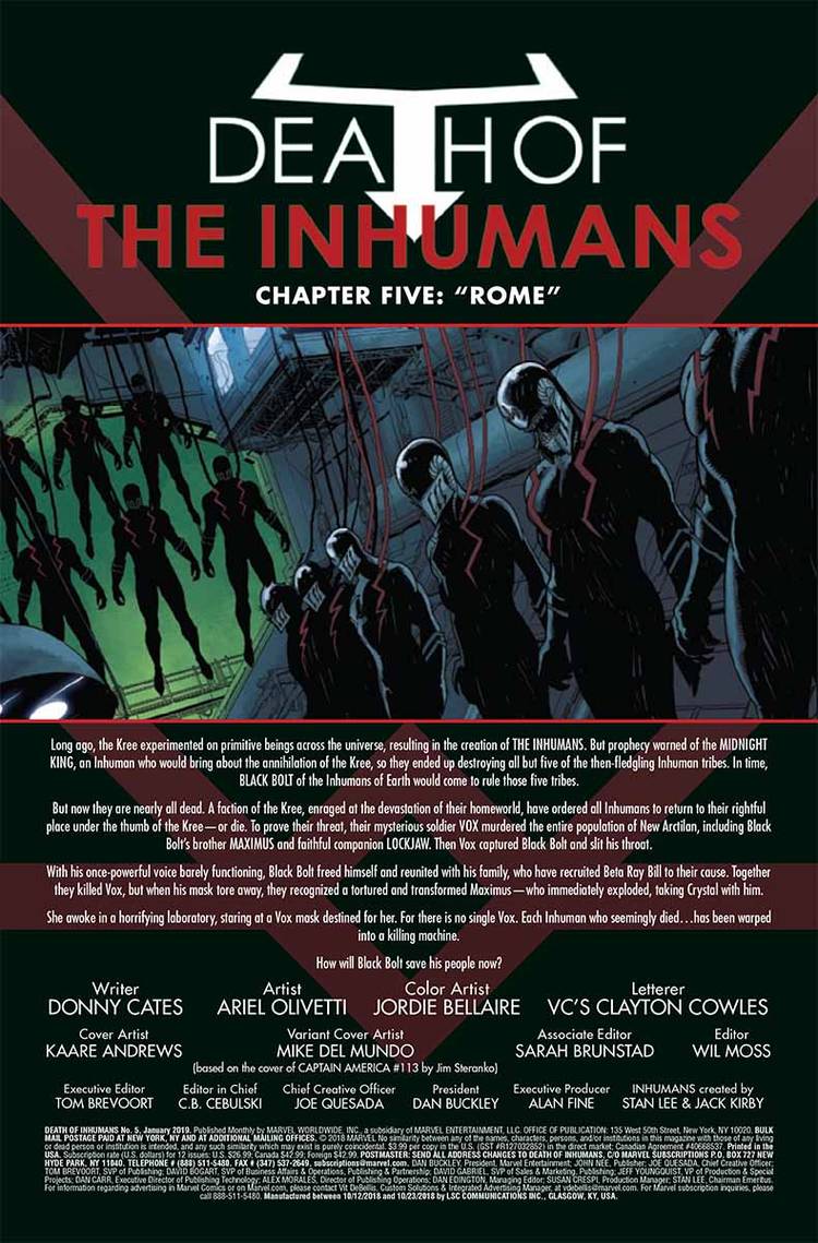 PREVIEW: Death Of The Inhumans #5