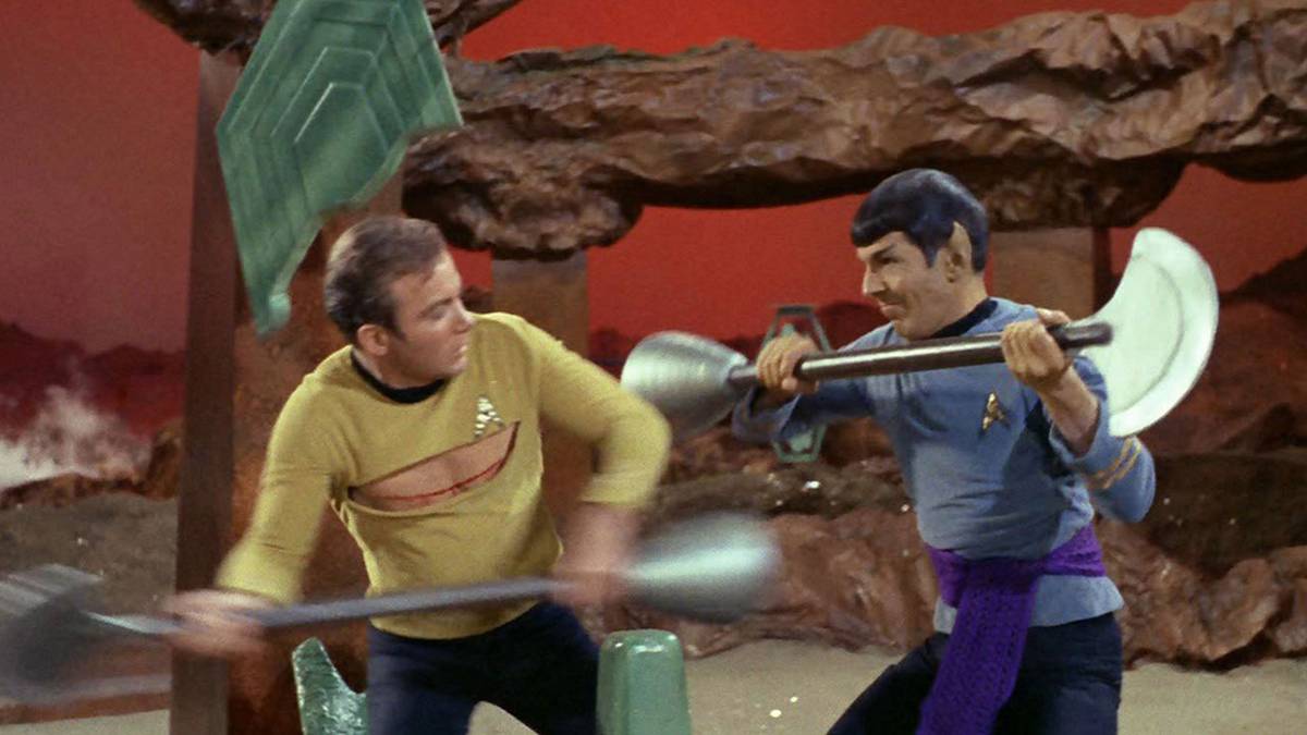 The Star Trek Backrub That Launched Spock and Kirk Shippers, Explained