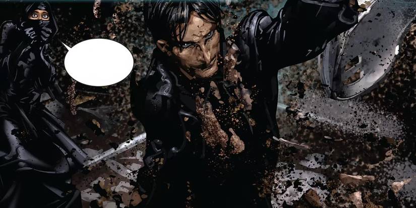 Wither using his powers to decay organic matter during the Necrosha event