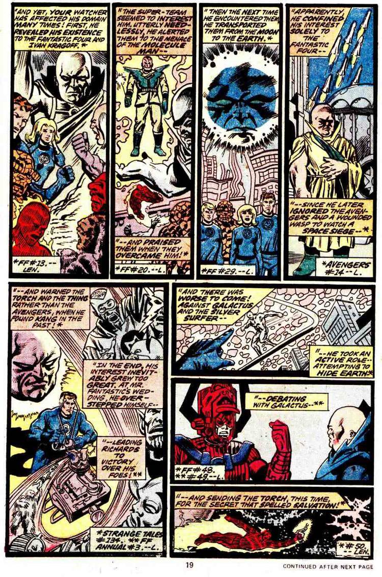 When the Watcher Stopped Interfering With Earth...For a Little While
