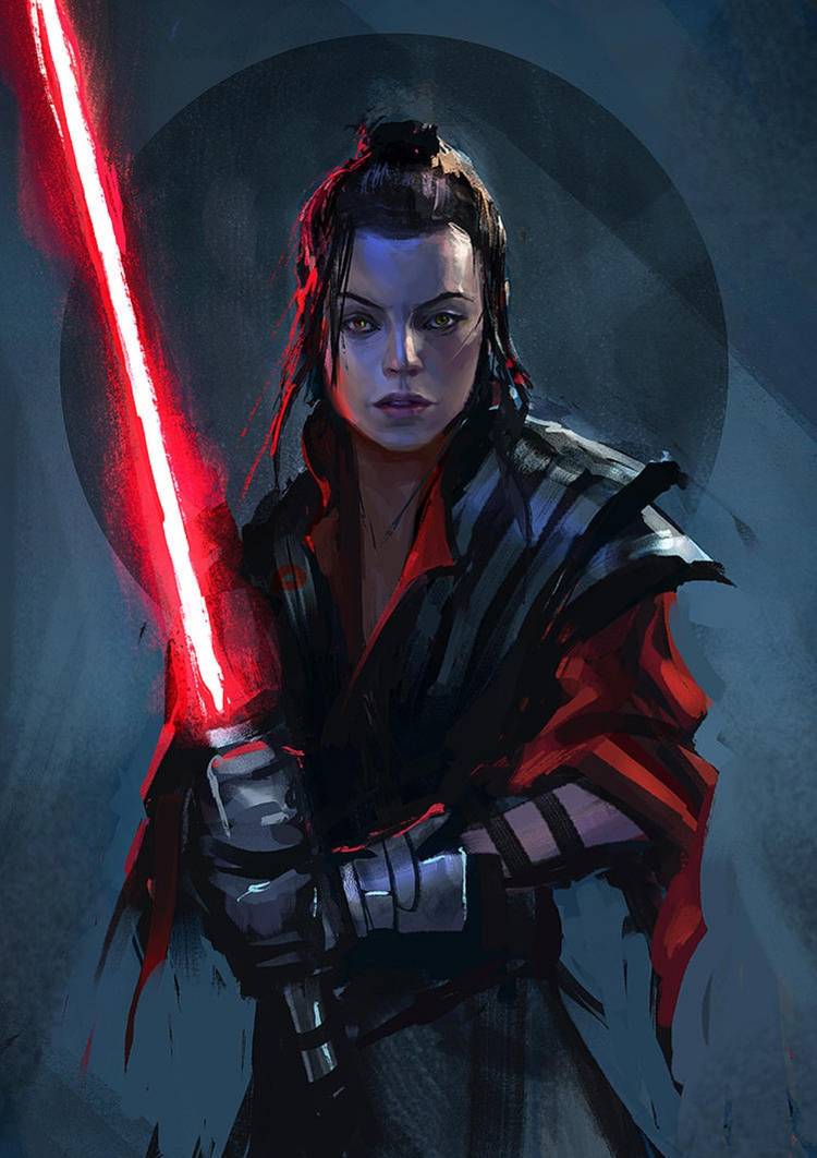 Sith Rey Transformation Better Off Red: Popular Star Wars Characters Reimagined As Sith