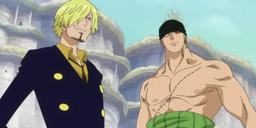 Sanji Vinsmoke and Roronoa Zoro in One Piece's Fishman Island Arc