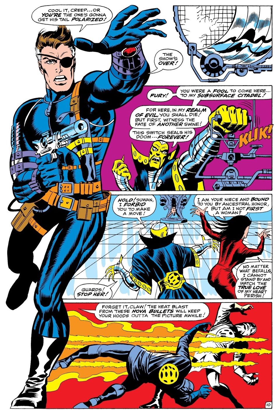 When Jim Steranko Re-Cast Nick Fury and the Agents of S.H.I.E.LD.