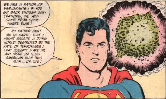 Superman's Powerful Statement About Refugees in 1989