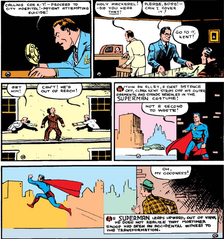 What Happens to Clark Kent's Clothes When He Changes Into Superman?