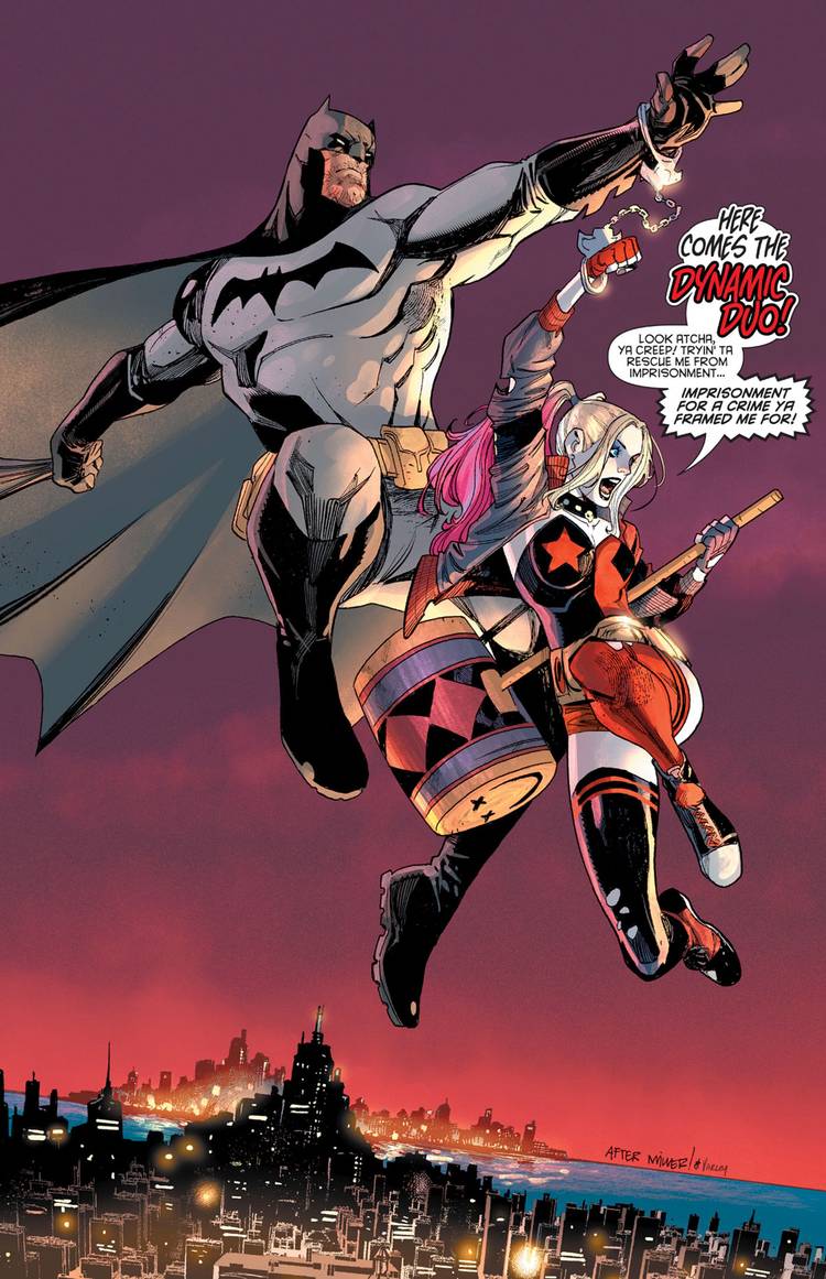 Harley Quinn Homages Frank Miller's Dark Knight Returns