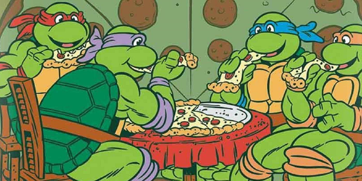 When Did the Teenage Mutant Ninja Turtles First Eat Pizza?