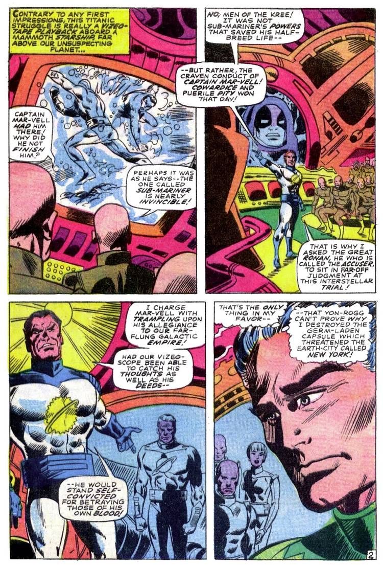 When Did Ronan the Accuser First Have Blue Skin?