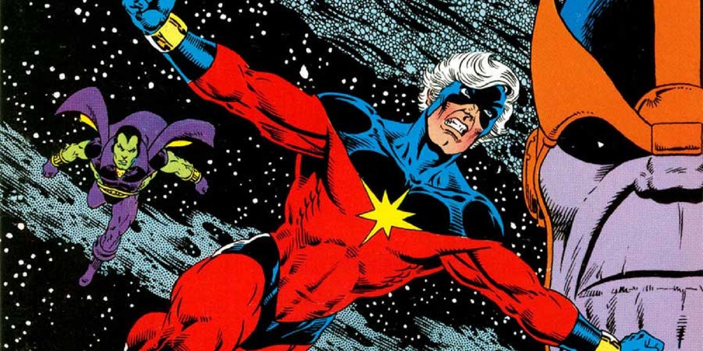 When Did Captain Mar Vell S Hair Change From White To Blond
