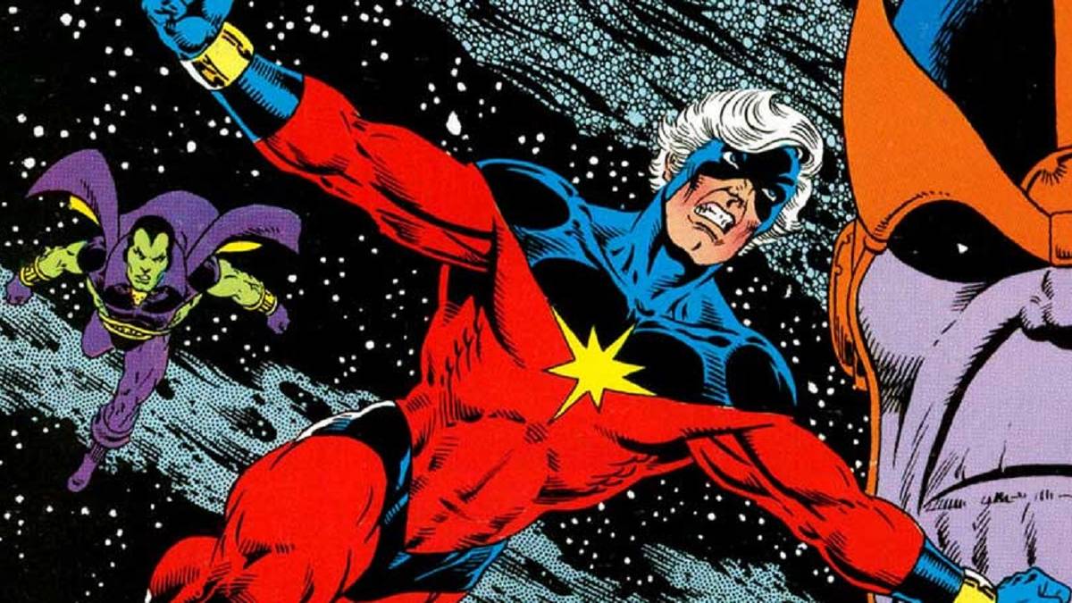 When Did Captain Mar-Vell's Hair Change From White to Blond?