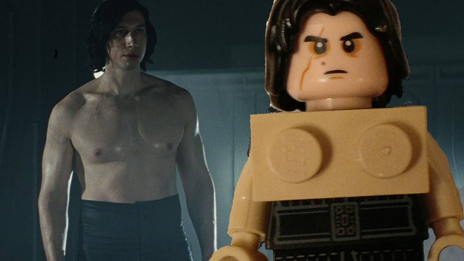 10 Best Takes On The Shirtless Kylo Ren Star Wars Meme, image size:1600x900