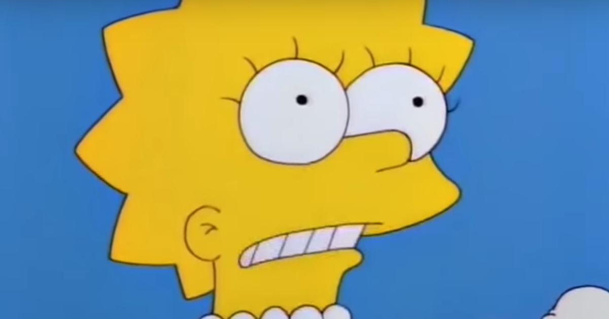 Lisa Simpson Com Raiva