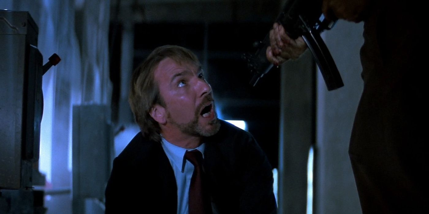 One Iconic Alan Rickman Moment in Die Hard is Totally Real