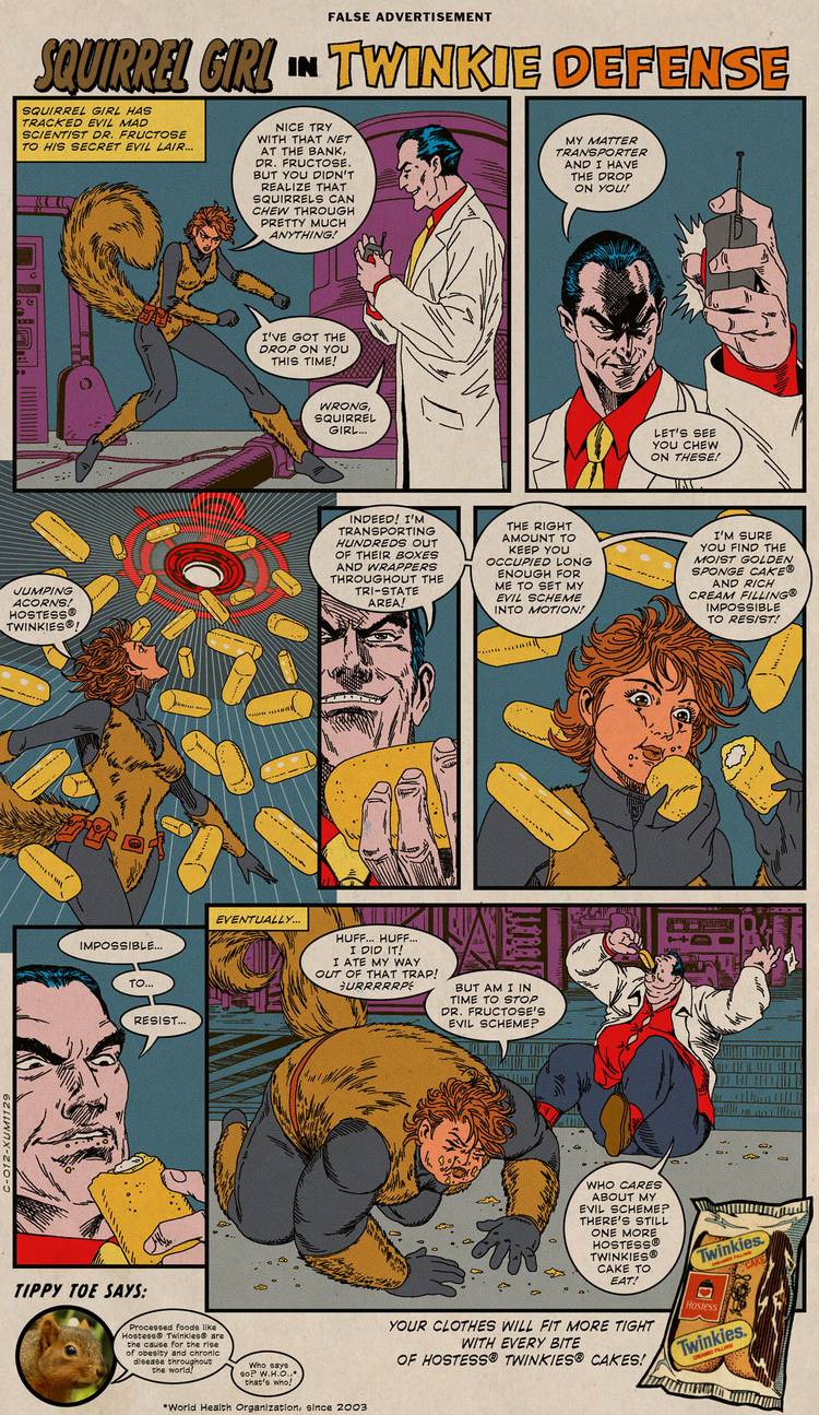 Squirrel Girl in the Line it is Drawn Through the Years!