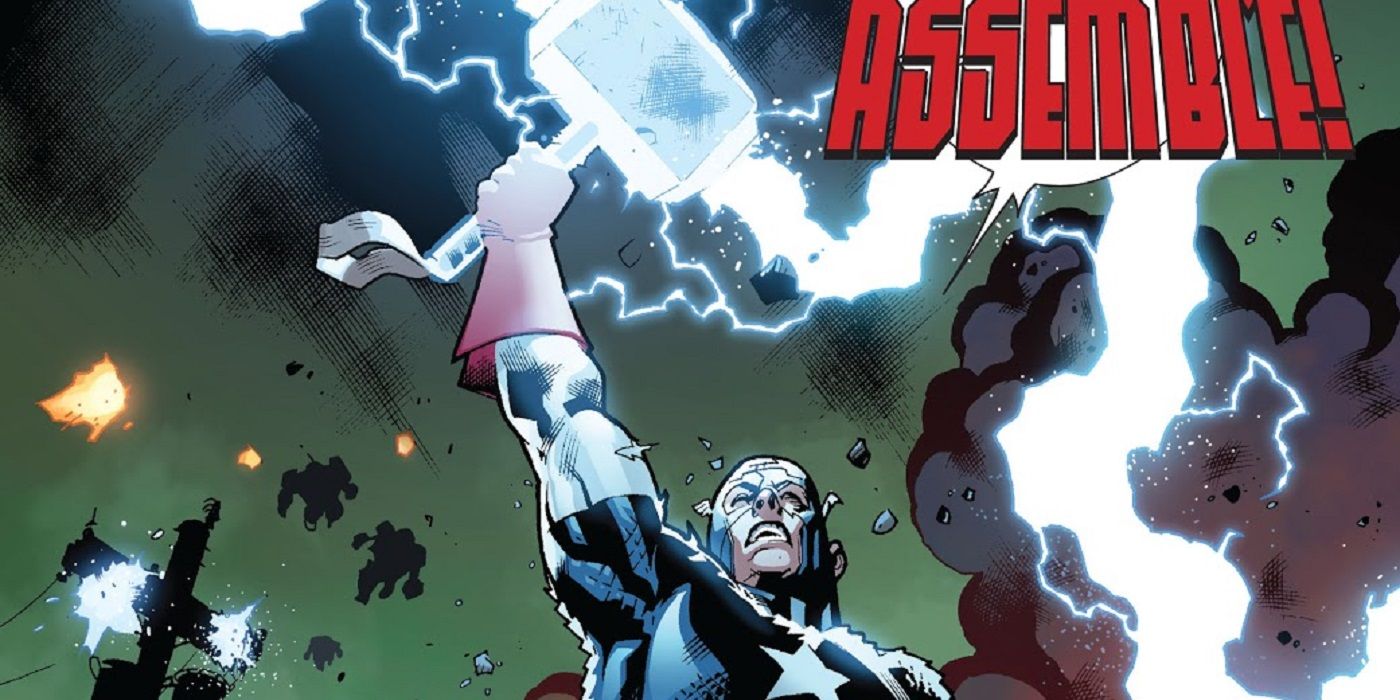 Every Time Captain America Has Wielded Thors Hammer Mjolnir