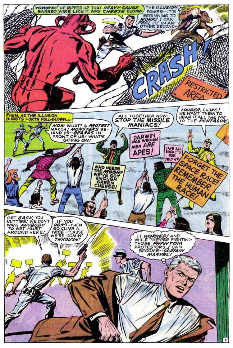 When Captain Mar-Vell Had the Ability to Cast Illusions!