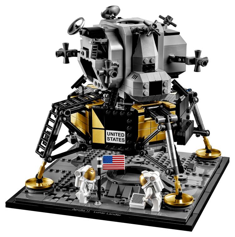 LEGO Reveals 50th Anniversary Apollo 11 Lunar Lander Set, City Space Sets