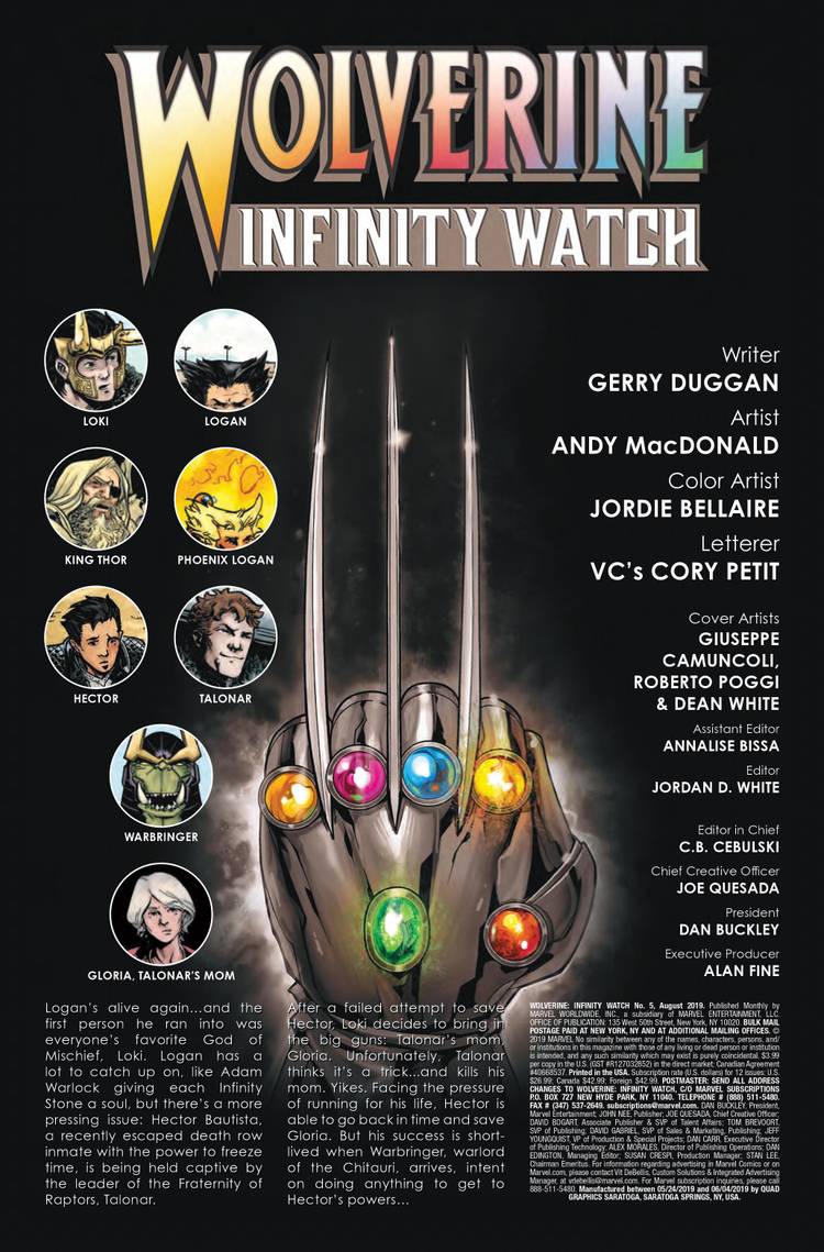 EXCLUSIVE: Wolverine: Infinity Watch #5 Preview