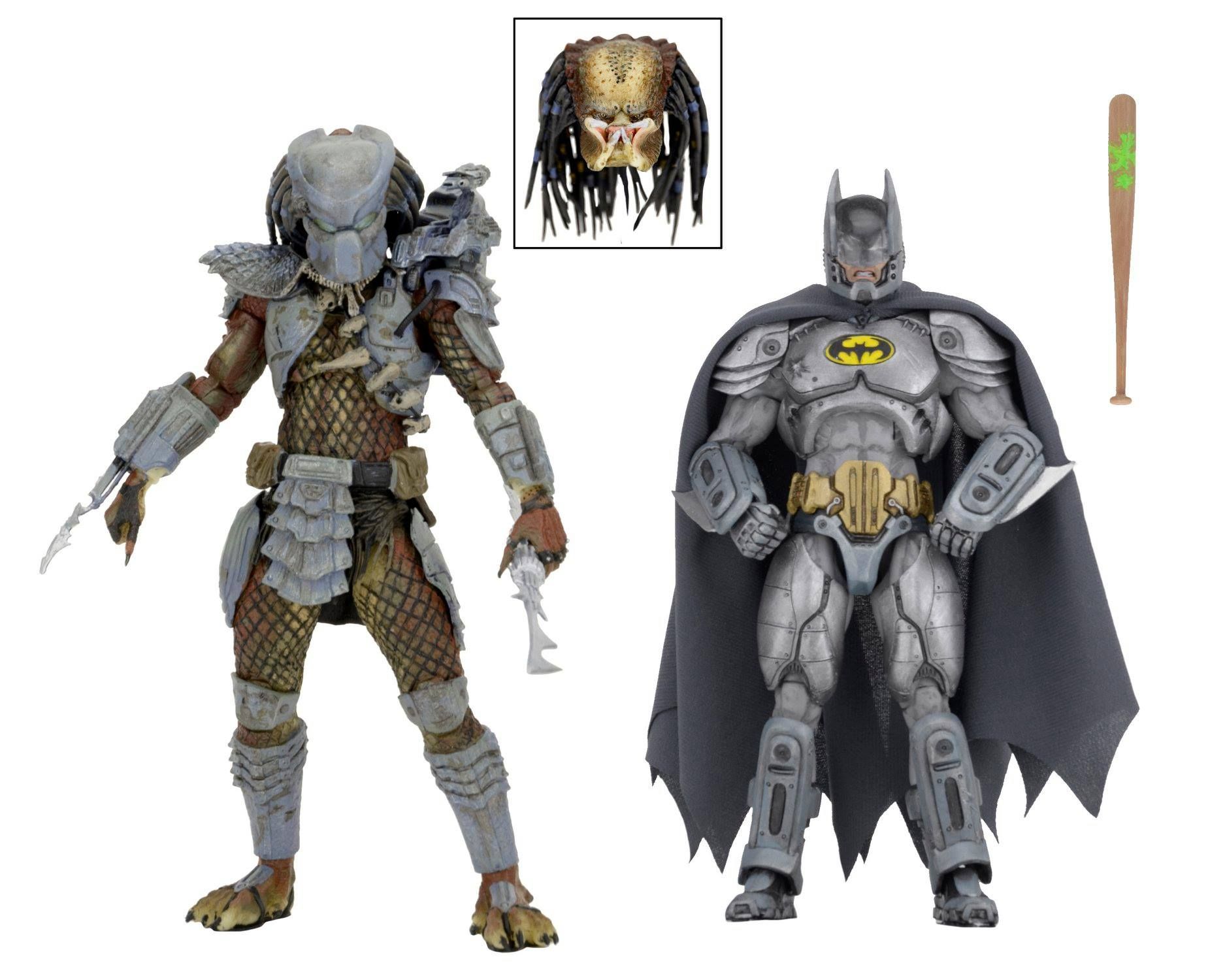 NECA Debuts Batman vs. Predator, Superman vs. Aliens SDCC Exclusives
