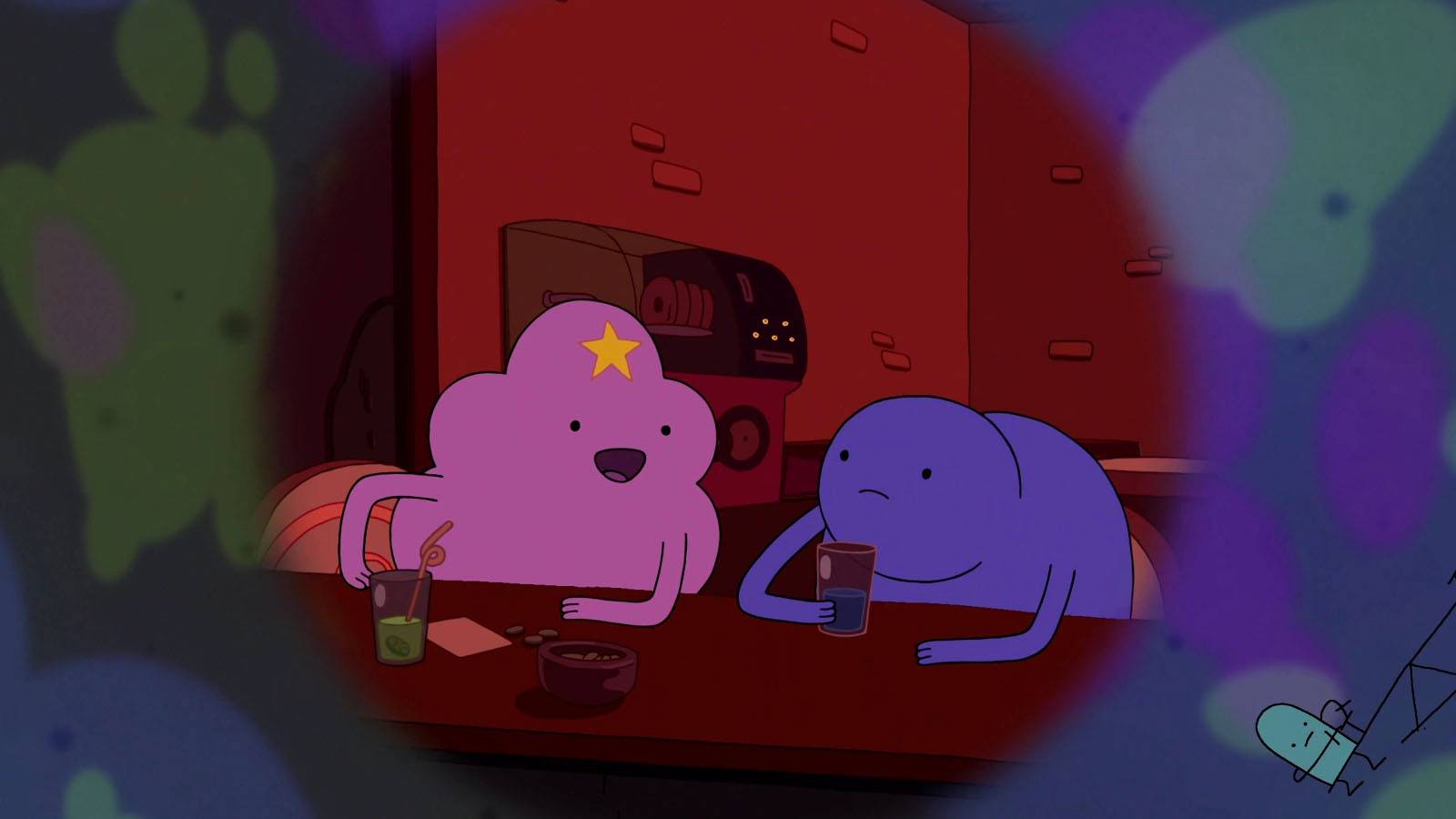lumpy space princess red dress Lumpy Space Princess with Quinceniera Dress and Crown