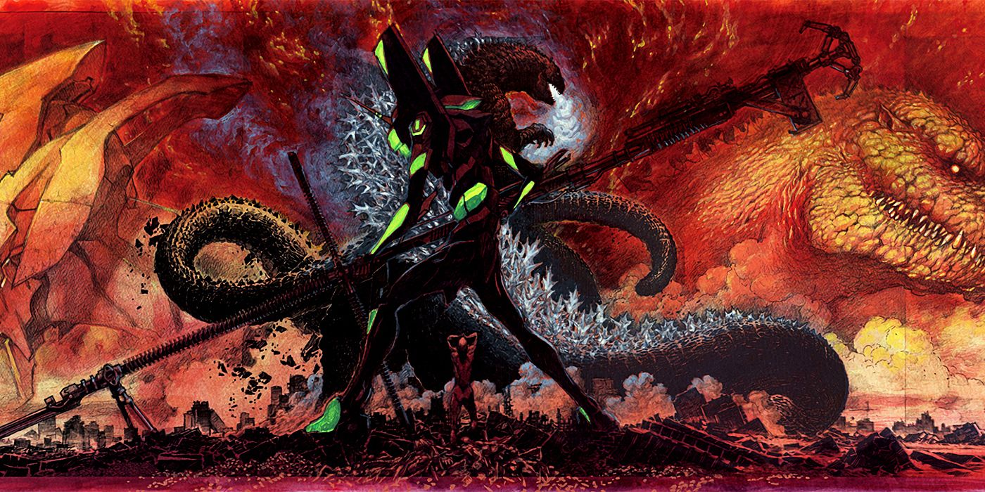 Every Time Godzilla & Neon Genesis Evangelion Have Crossed Over