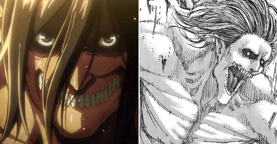Attack On Titan 10 Differences Between The Anime The Manga