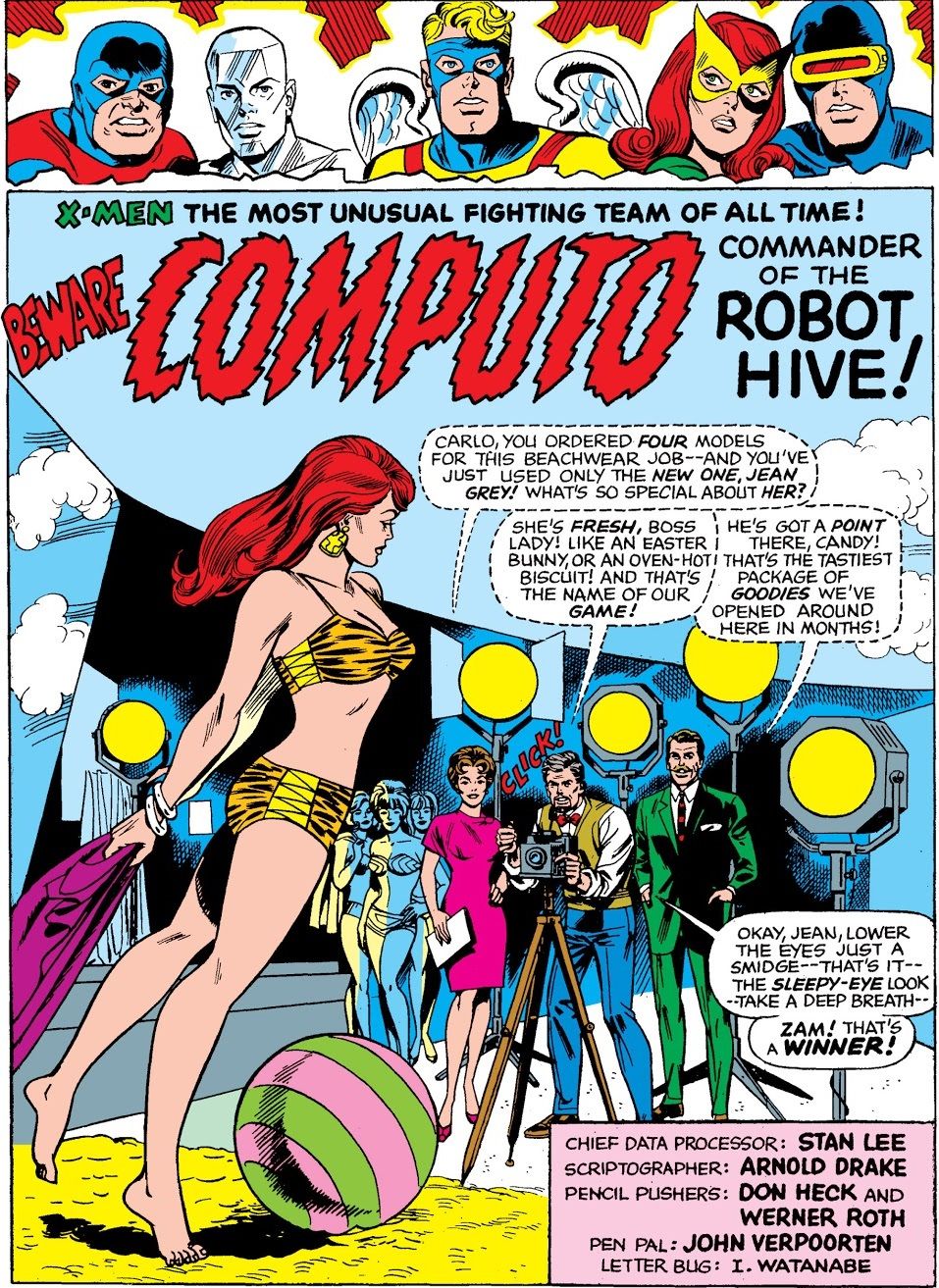 X-Men: Jean Grey's Short-Lived Career as a Bikini Model
