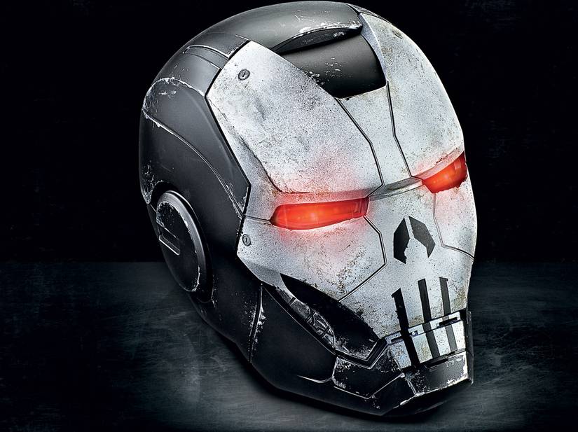 iron man electronic helmet skull Iron-Man MK5 Silver Motorized Cosplay Helmet, Voice, Touch & Remote Control Marvel Legends proudly presents this high Punisher Iron Man helmet
