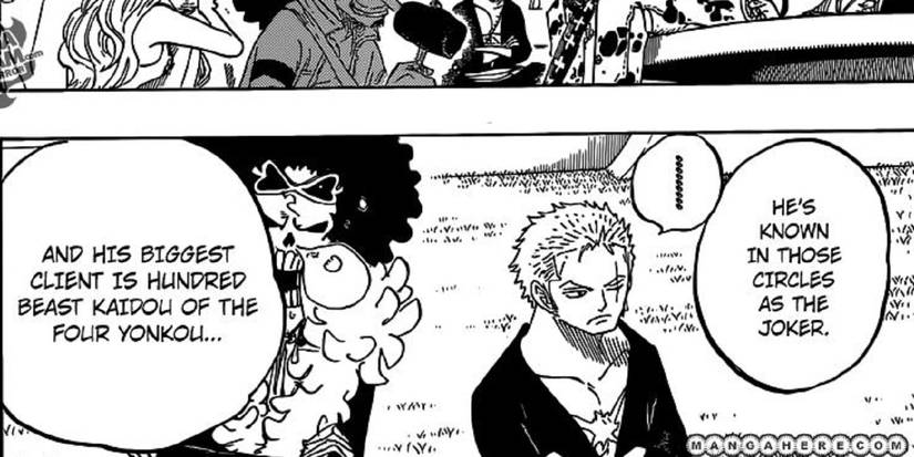 Roronoa Zoro in One Piece Manga