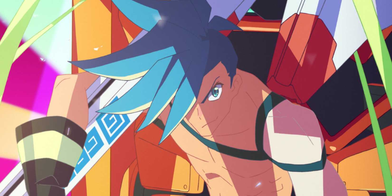 Galo Tymos is ready for action in Promare.