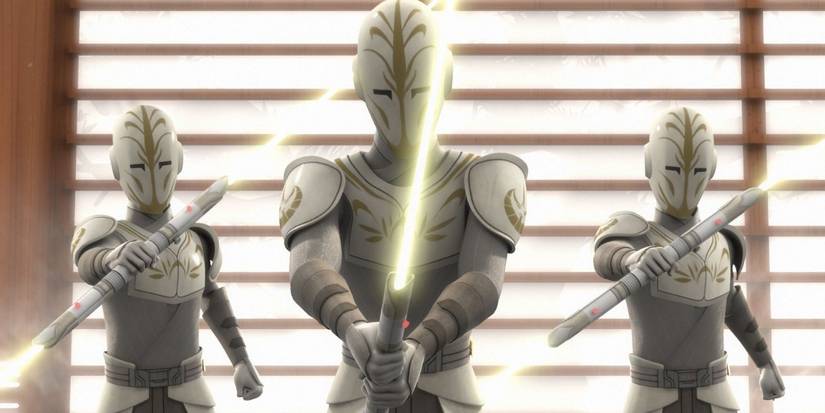 5 Star Razor Weapon Star Wars: A Brief History of Double-Bladed Lightsabers
