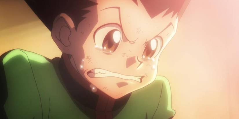 Gon Crying in Hunter X Hunter