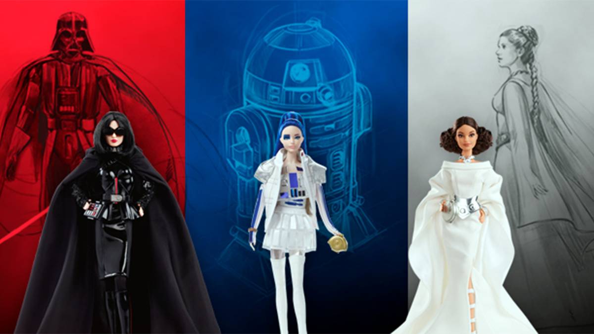 Sexy Darth Vader Revealed in Mattel Star Wars x Barbie Collection Sexy Darth Vader Revealed in Mattel Star Wars x Barbie Collection