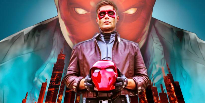 jensen ackles dressed as red hood Jensen Ackles como Jason Todd: Cosplay de Halloween