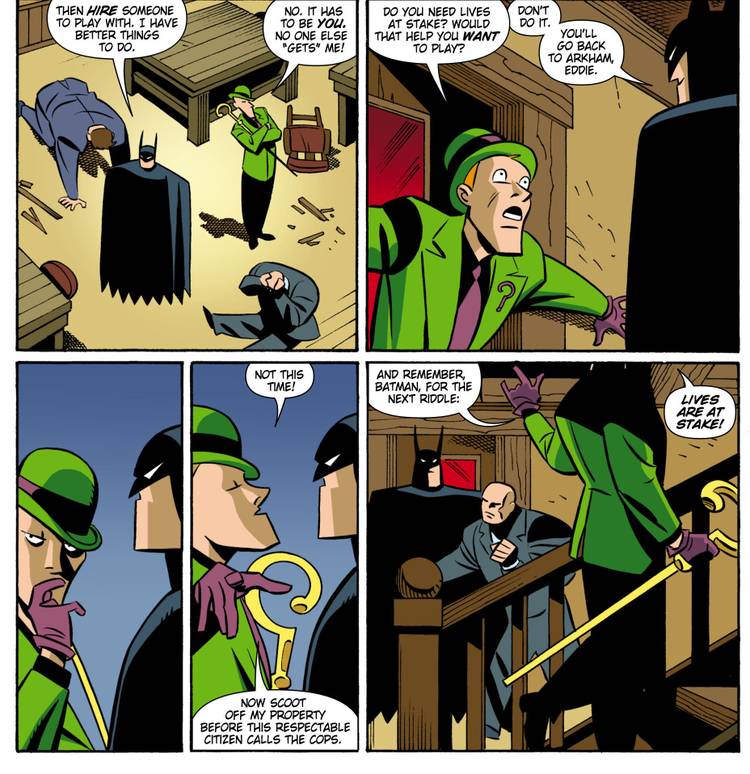 The Riddler Evolution When Batman: The Animated Series Went High-Tech With a Riddler Episode
