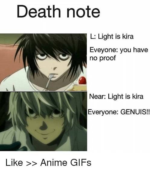 Death Note: 10 Memes Too Hilarious For Words