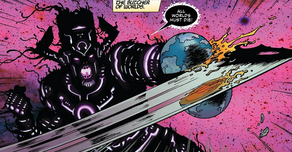 All-Black The Necrosword Galactus became Butcher of Worlds