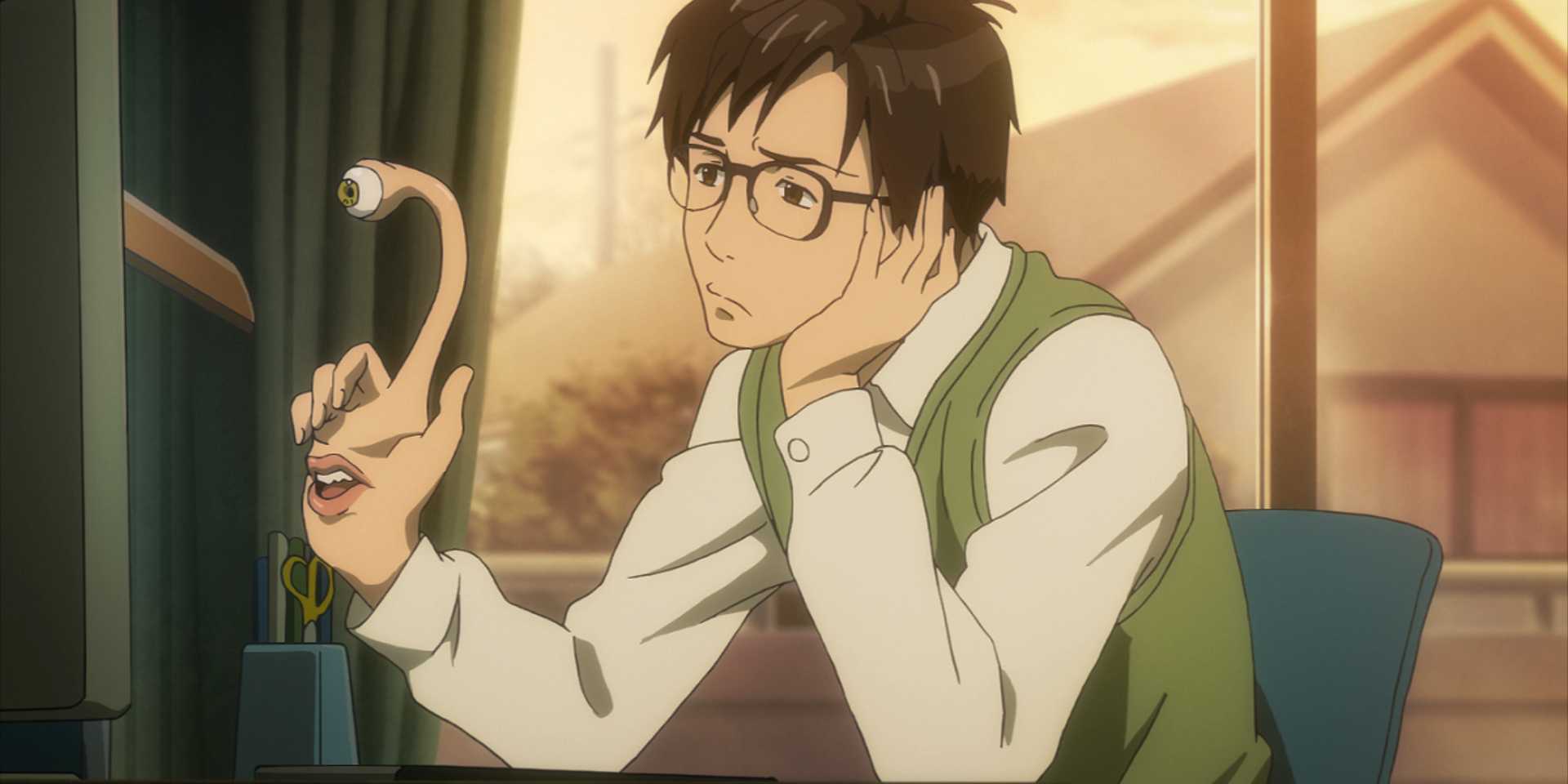 Shinichi Hand Best Horror Anime Streaming On Hulu Right Now