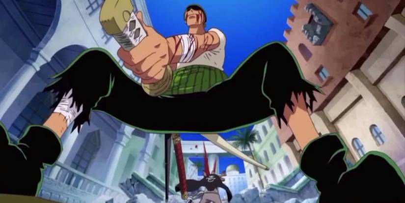 Zoro cuts Daz Bones One Piece