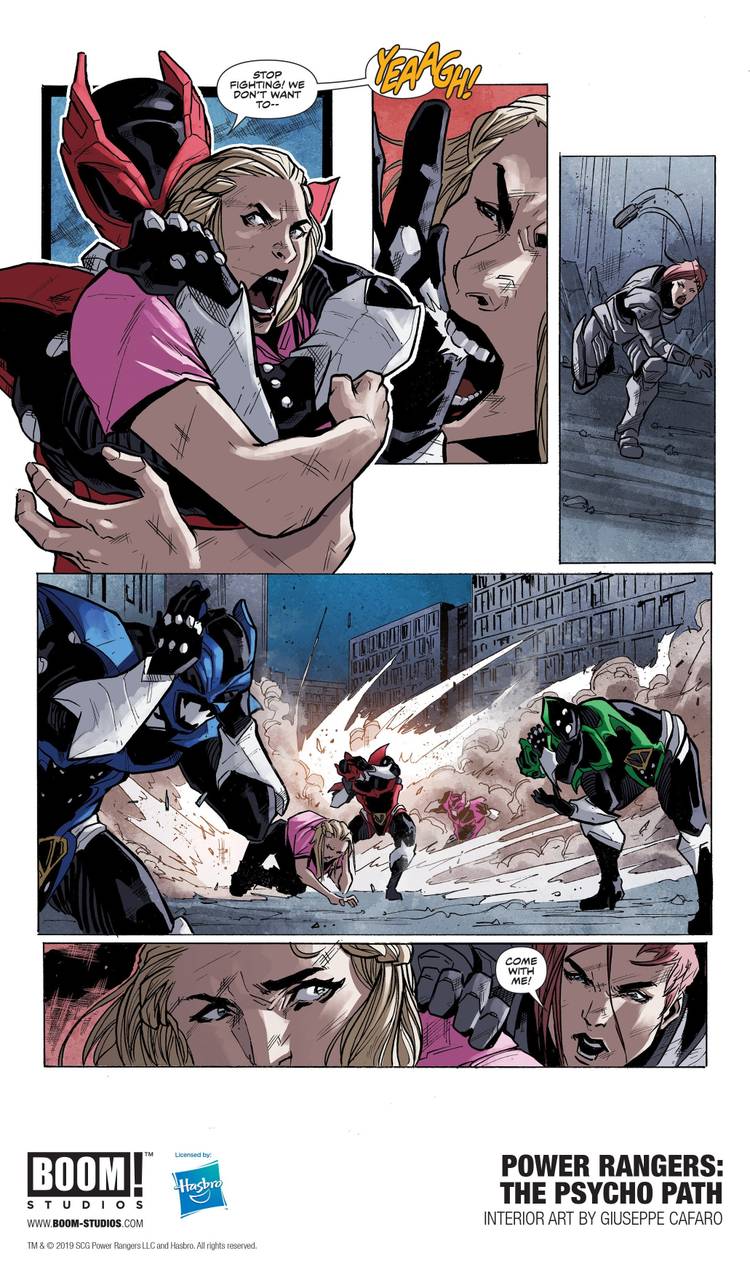 BOOM! Reveals First Look at Power Rangers: The Psycho Path